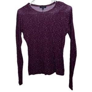 Rag & Bone Long-sleeved Top Speckled Print Size M See Measurements